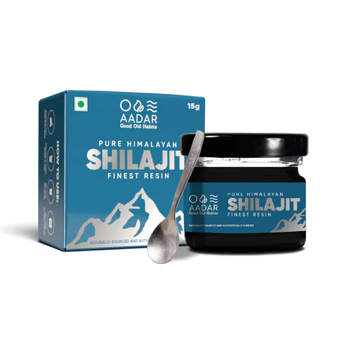 AADAR Pure Himalayan Shilajit - Finest Resin (15 g Pack of 3