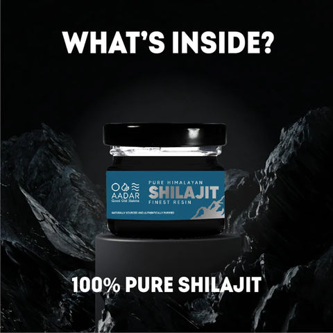 AADAR Pure Himalayan Shilajit - Finest Resin (15 g Pack of 3
