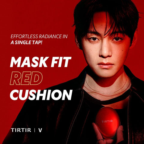 TIRTIR Mask Fit Red Cushion Foundation with Red Propolis - Semi-Matte, 0.63 Fl Oz