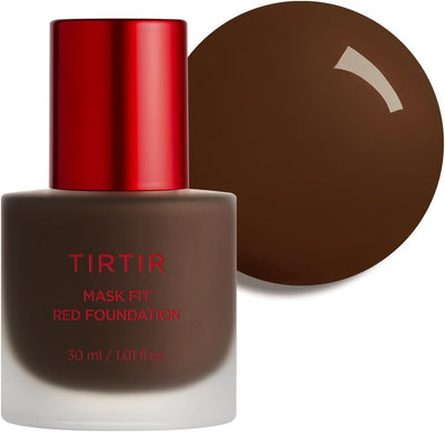 TIRTIR Mask Fit Red Foundation - Long-Lasting, Hydrating, Pore-Blurring - 1.01 Fl Oz (#51N Fudge)