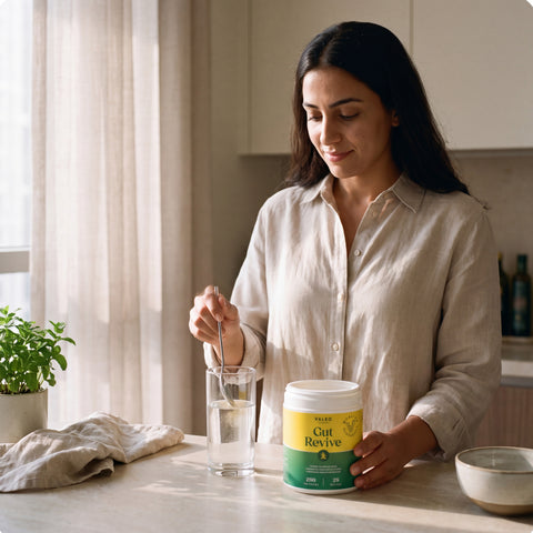 Valeo Gut Revive Prebiotics Probiotics & Fiber Powder - 280 g