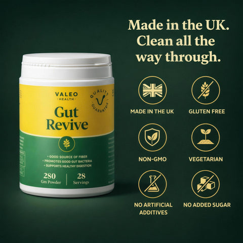Valeo Gut Revive Prebiotics Probiotics & Fiber Powder - 280 g
