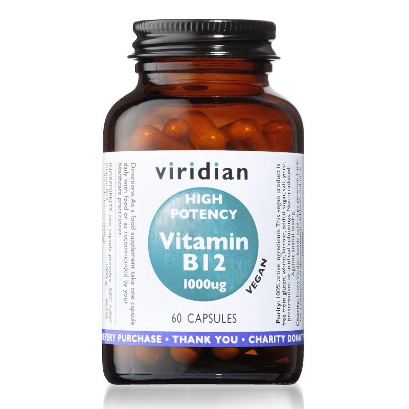 HighPotency Vitamin B12 1000ug 60 Veg Caps