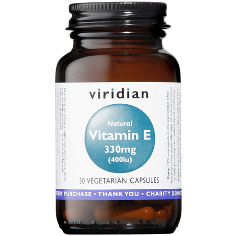 Natural Vitamin E 400IU 30 Veg Caps