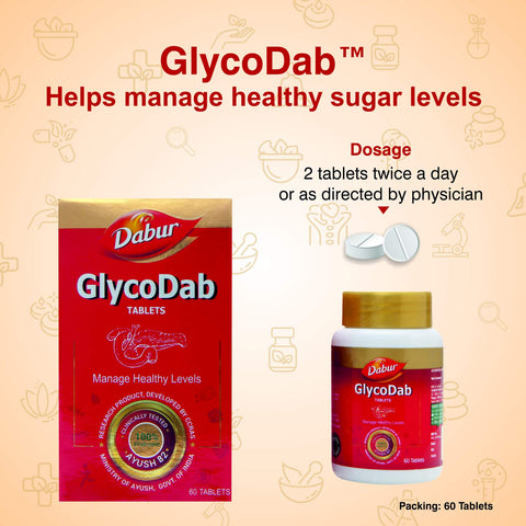 Dabur GlycoDab Tablets 60