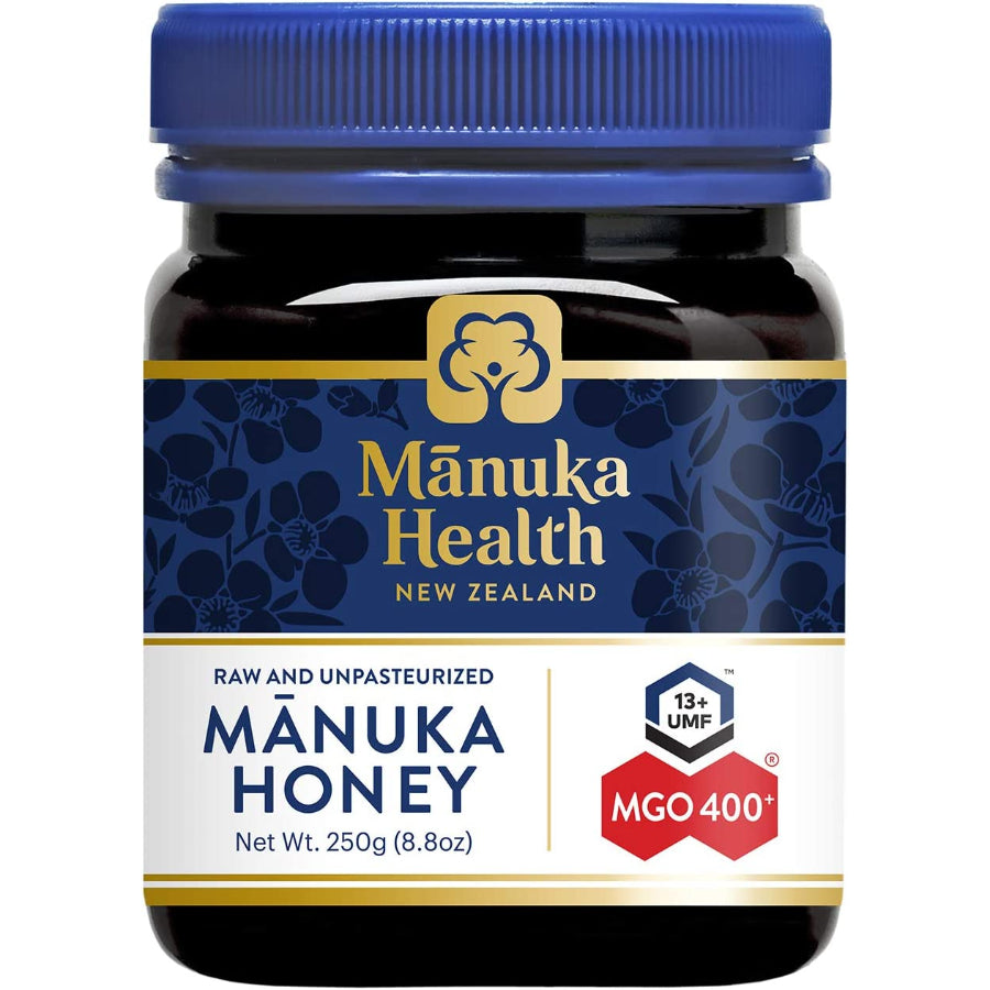 MANUKA HEALTH - MGO 400+, UMF 13+ Manuka Honey, 100% Pure New Zealand Honey, 250 g