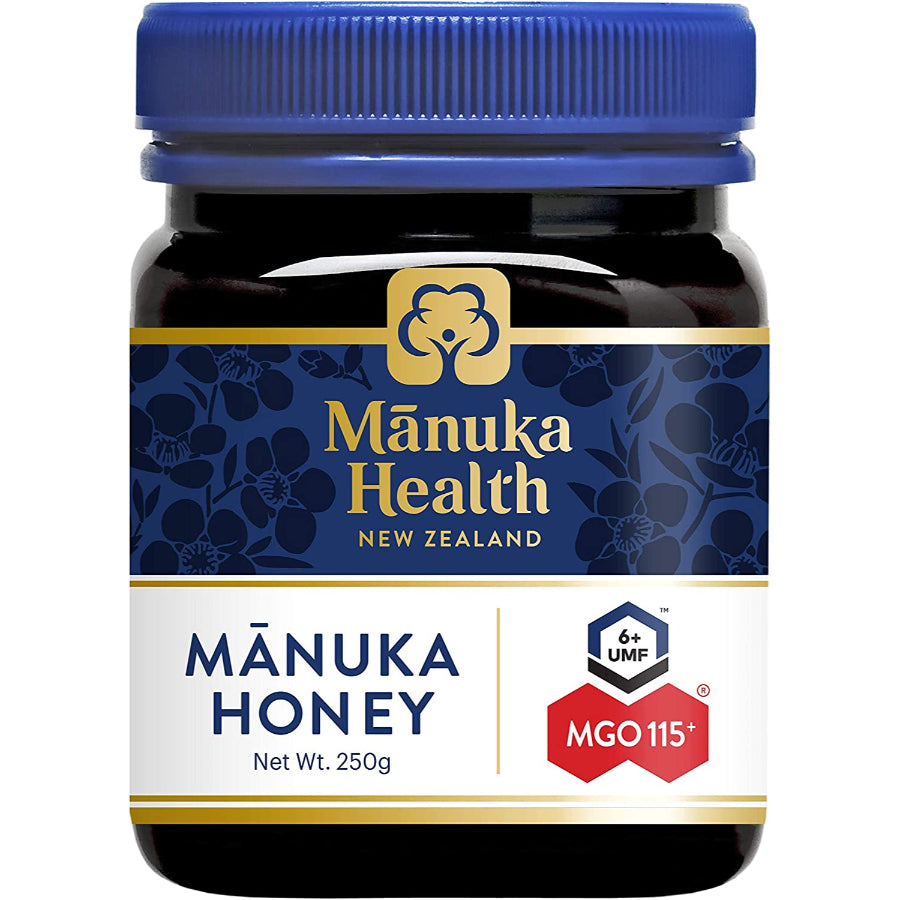 MANUKA HEALTH - MGO 115+ Manuka Honey, 100% Pure New Zealand Honey, 250 g
