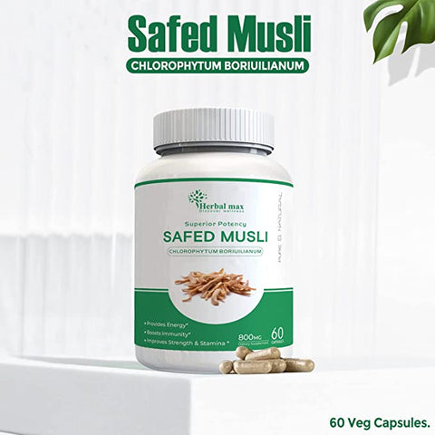 Herbal Max Safed Musli 60 Capsule