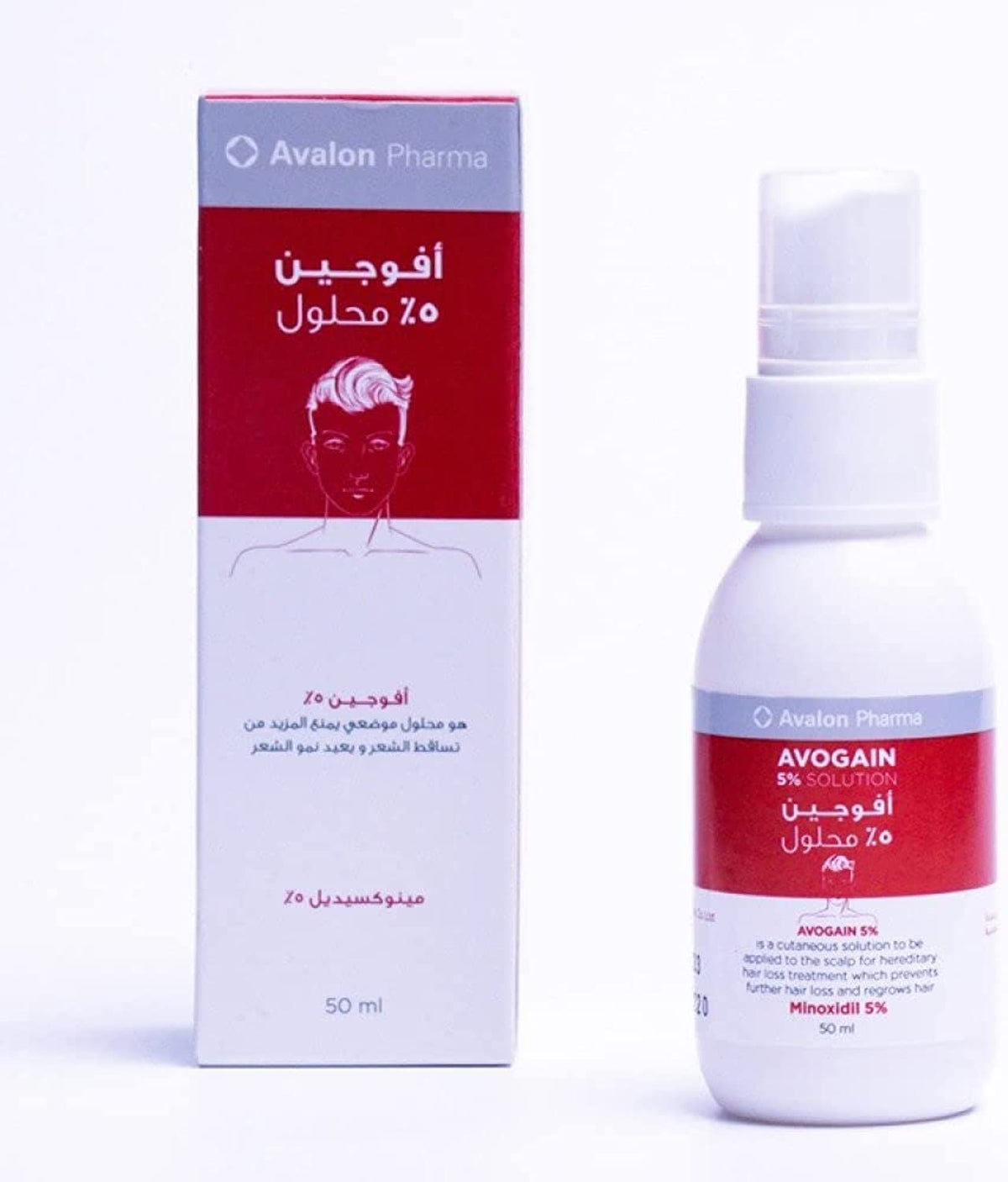 Avalon Avogain Solution with 5% Minoxidil Hair Growth Treatment
